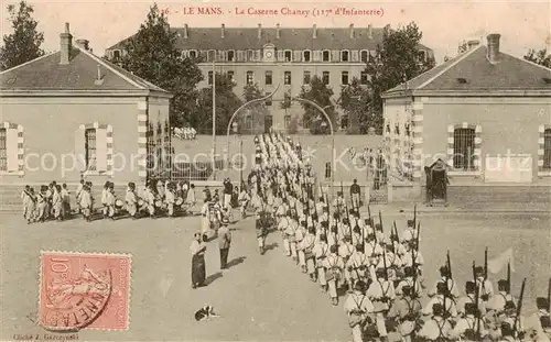 AK / Ansichtskarte Le_Mans_Sarthe Caserne Chanzy 117e d Infanterie Le_Mans_Sarthe