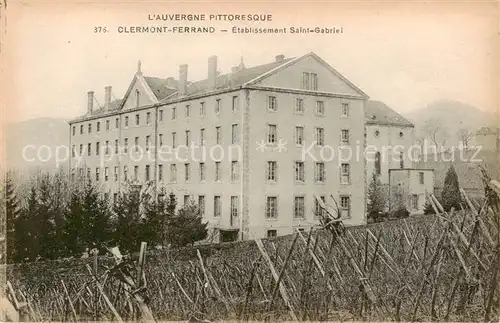 AK / Ansichtskarte Clermont Ferrand_63 Etablissement Saint Gabriel 