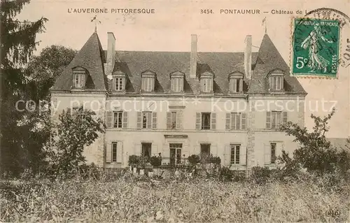 AK / Ansichtskarte Pontaumur_63_Puy de Dome Chateau de Landogne 