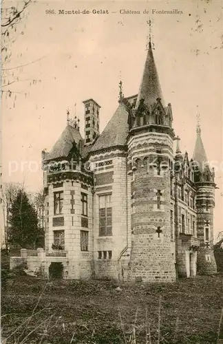 AK / Ansichtskarte Montel de Gelat_63_Puy de Dome Chateau de Fontenailles 