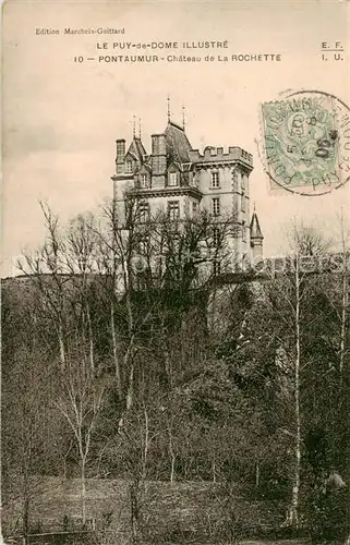 AK / Ansichtskarte Pontaumur_63_Puy de Dome Chateau de la Rochette 