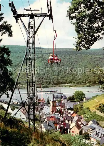 AK / Ansichtskarte 73802044 Sessellift_Chairlift_Telesiege Assmannshausen am Rhein 