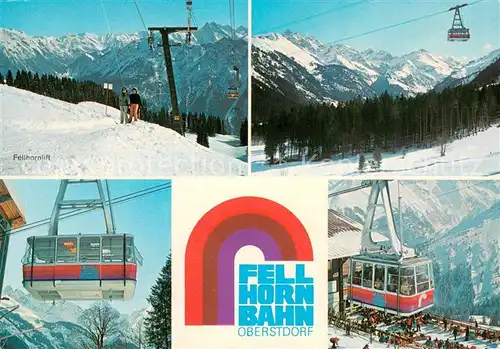 AK / Ansichtskarte  Seilbahn_Cable-Car_Telepherique Fell Horn Bahn Oberstdorf im Allgaeu 