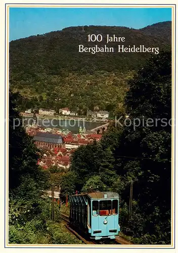 AK / Ansichtskarte  Bergbahn Heidelberg Bergbahn