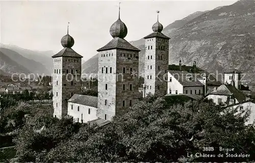 AK / Ansichtskarte Brigue_Brig_VS Le Chateau de Stockalper 