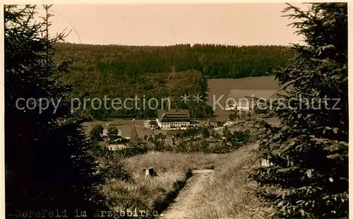 AK / Ansichtskarte  Rehefeld-Zaunhaus Ansicht vom Waldrand aus Rehefeld-Zaunhaus