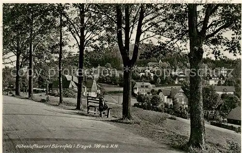 AK / Ansichtskarte 73802193 Baerenfels_Erzgebirge Teilansicht Hoehenluftkurort Baerenfels Erzgebirge