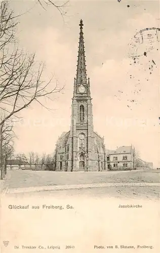 AK / Ansichtskarte 73802194 Freiberg__Sachsen Jacobikirche 