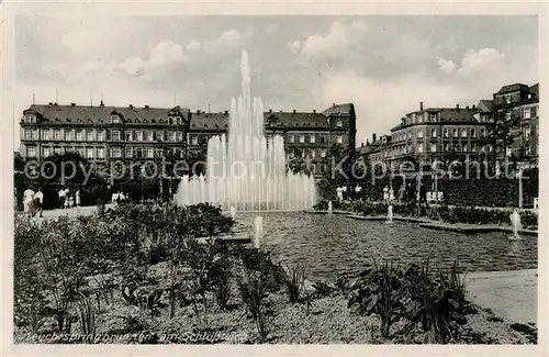 AK / Ansichtskarte  Chemnitz Leuchtspringbrunnen am Schlossteich Chemnitz