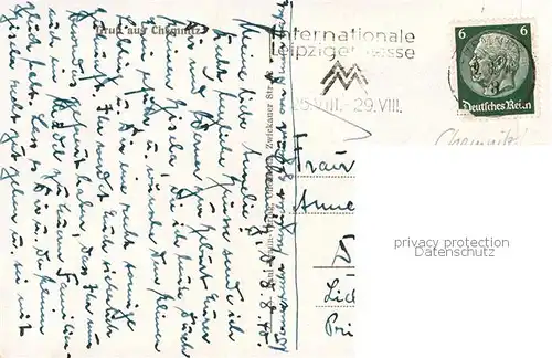 AK / Ansichtskarte  Chemnitz Leuchtspringbrunnen am Schlossteich Chemnitz