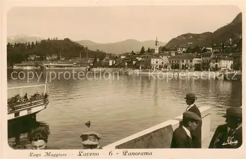 AK / Ansichtskarte 73802242 Laveno_Piemonte_IT Panorama Lago Maggiore 