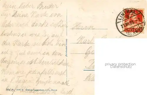 AK / Ansichtskarte Linthal__GL Panorama 