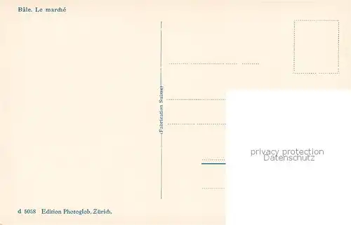 AK / Ansichtskarte Basel_BS Marktplatz Basel_BS