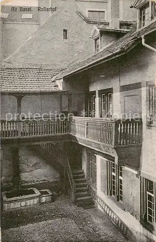 AK / Ansichtskarte Alt_Basel_BS Rollerhof Alt_Basel_BS