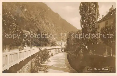AK / Ansichtskarte Chur_GR An der Plessur Chur_GR