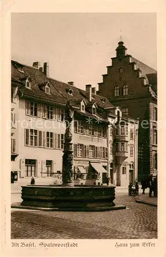 AK / Ansichtskarte Alt_Basel_BS Spalenvorstadt Haus zum Erker Alt_Basel_BS