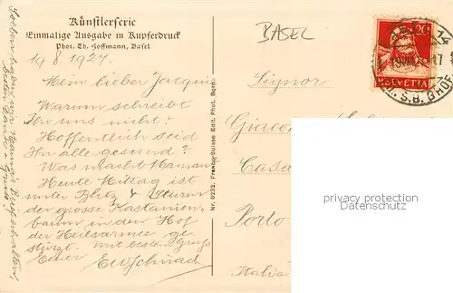 AK / Ansichtskarte Alt_Basel_BS Spalenvorstadt Haus zum Erker Alt_Basel_BS