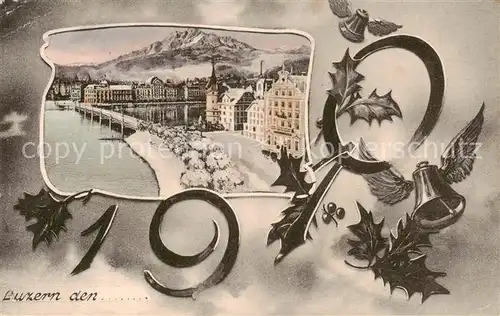 AK / Ansichtskarte Luzern__LU Panorama 