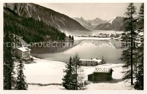 AK / Ansichtskarte Davos_GR Blick ueber den See Davos_GR