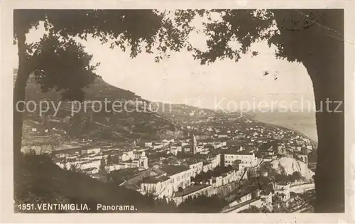 AK / Ansichtskarte  Ventimiglia_Vintimille_Liguria_IT Panorama 