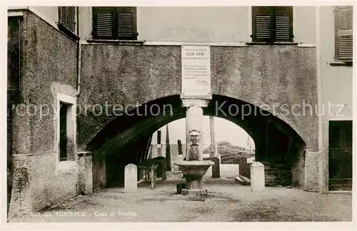 AK / Ansichtskarte  Torbole_Lago_di_Garda_IT Casa di Goethe 