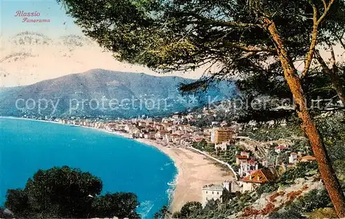 AK / Ansichtskarte 73802330 Alassio_Liguria_IT Panorama 