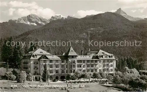 AK / Ansichtskarte  Cortina_d_Ampezzo Maestoso Albergo Miramonti Cortina_d_Ampezzo