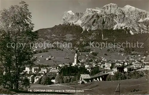 AK / Ansichtskarte 73802336 Cortina_d_Ampezzo verso le Tofane Cortina_d_Ampezzo