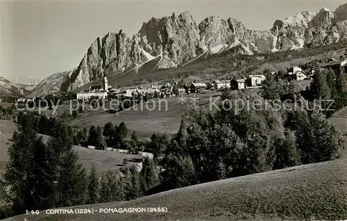 AK / Ansichtskarte  Cortina_d_Ampezzo Pomagnon Cortina_d_Ampezzo