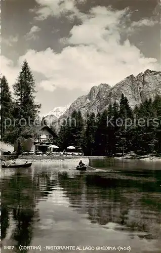 AK / Ansichtskarte 73802351 Cortina_d_Ampezzo Ristorante al Lago Ghedina Cortina_d_Ampezzo