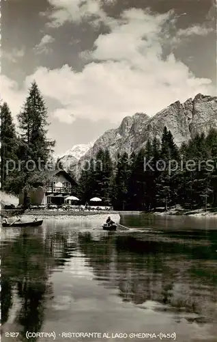 AK / Ansichtskarte  Cortina_d_Ampezzo Ristorante al Lago Ghedina Cortina_d_Ampezzo