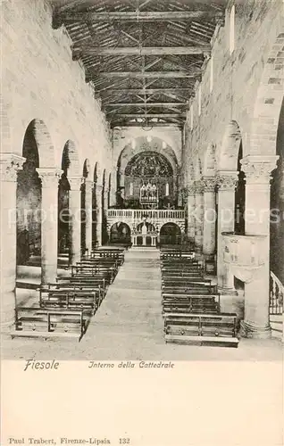 AK / Ansichtskarte  Fiesole_IT Interno della Cattedrale 