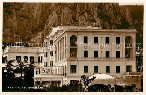 AK / Ansichtskarte 73802376 Capri_Italia Hotel Quisisana 