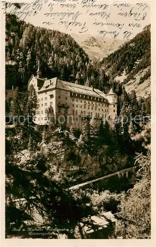 AK / Ansichtskarte Val_Sinestra_Zuort_GR Bad und Kurhaus im Unterengadin 