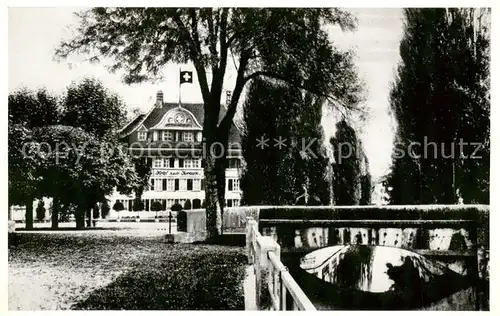 AK / Ansichtskarte Lyss_BE Hotel Weisses Kreuz 