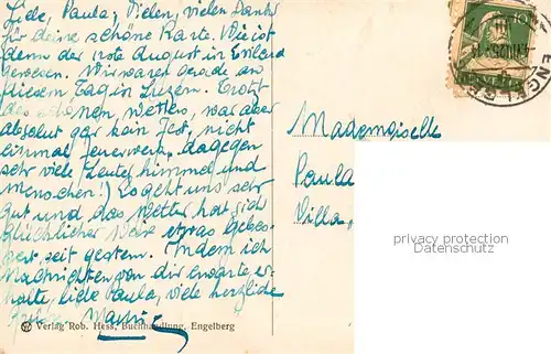 AK / Ansichtskarte Engelberg__OW Panorama Kirche 