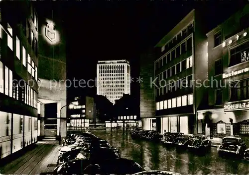 AK / Ansichtskarte 73802461 Koeln__Rhein Bismarckstrasse am Ring Nachtaufnahme 