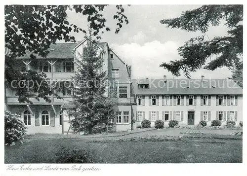 AK / Ansichtskarte  Au_Siegkreis Bibel- und Erholungsheim Hohegrete Haus Eiche und Linde Park Au_Siegkreis