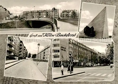 AK / Ansichtskarte  Buchforst_Koeln Teilansichten Denkmal Buchforst_Koeln