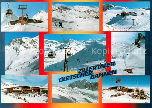 AK / Ansichtskarte 73802483 Seilbahn_Cable-Car_Telepherique Tuxertal  Zillertaler Gletscherbahn 