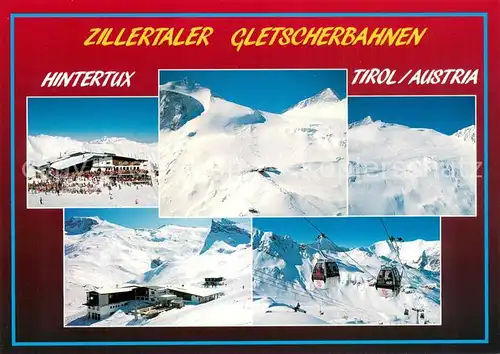 AK / Ansichtskarte  Seilbahn_Cable-Car_Telepherique Zellertaler Hintertux Tirol Austria 