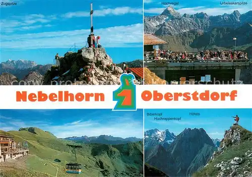 AK / Ansichtskarte 73802492 Seilbahn_Cable-Car_Telepherique Nebelhorn Oberstdorf 