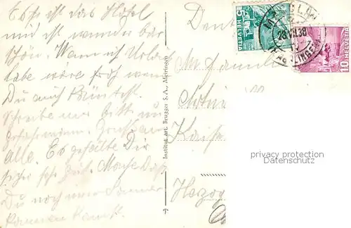 AK / Ansichtskarte Macolin_sur_Bienne_BE 
Terrasse de lHotel Bellevue 