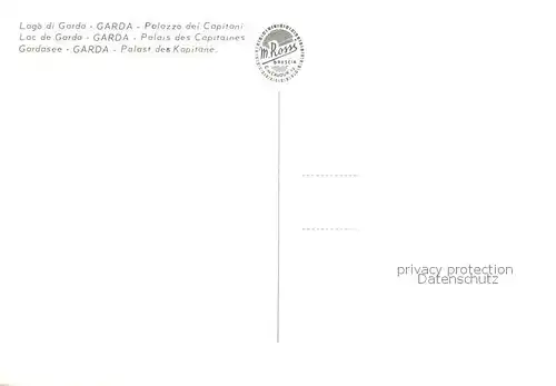 AK / Ansichtskarte 73802529 Garda_Lago_di_Garda Palazzo dei Capitani Garda_Lago_di_Garda