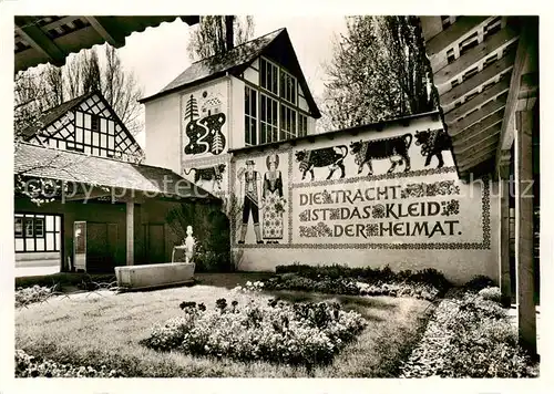 AK / Ansichtskarte Zuerich_ZH Schweizer Landesausstellung Trachtenhof Zuerich_ZH