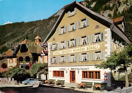 AK / Ansichtskarte Goeschenen_Goeschenen_UR Hotel Weisses Roessli 