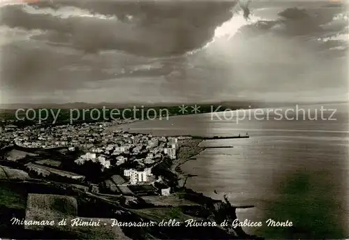 AK / Ansichtskarte  Rimini_IT Panorama della Riviera di Gabicce Monte 