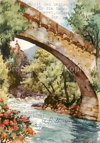 AK / Ansichtskarte 73802566 Merano_Meran_IT Ponte Romano 