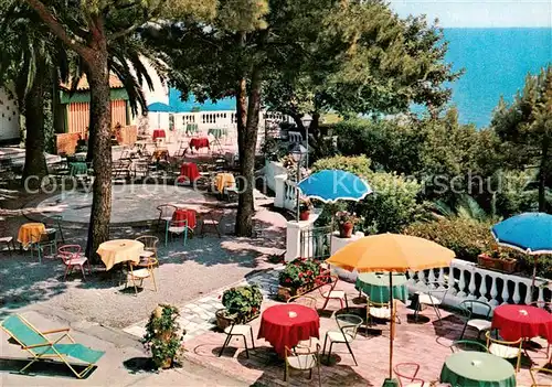 AK / Ansichtskarte 73802579 Formia_Lazio_IT Grand Hotel Mirarmare Terrasse 