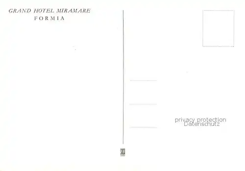 AK / Ansichtskarte 73802586 Formia_Lazio_IT Grand Hotel Miramare 